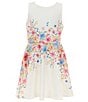 GB Big Girls Floral Fit & Flare Dress, Color:Magenta Multi - Image 1