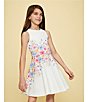 GB Big Girls Floral Fit & Flare Dress, Color:Magenta Multi - Image 5