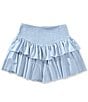 GB Big Girls 7-16 Gracie Skirt, Color:Skyway - Image 1