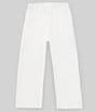 Color:White - Image 2 - Big Girls 7-16 Linen Pull-On Pants