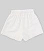 Color:White - Image 2 - Big Girls 7-16 Linen Pull On Shorts