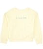 Color:Lemon - Image 1 - Big Girls 7-16 Long Sleeve La Vie Est Belle Graphic Sweatshirt