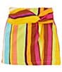Color:Multi - Image 1 - Big Girls 7-16 Mini Wrap Skort