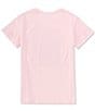 Color:Soft Pink - Image 2 - Big Girls 7-16 Oversized Short Sleeve Pink Floyd Graphic T-Shirt