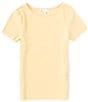 Color:Lemon - Image 1 - Big Girls 7-16 Short-Sleeve Basic Knit T-Shirt