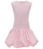 GB Big Girls Sleeveless Bubble Dress, Color:Baby Pink - Image 1