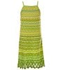 Color:Multi - Image 1 - Big Girls 7-16 Sleeveless Crochet Dress