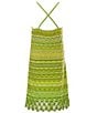 Color:Multi - Image 2 - Big Girls 7-16 Sleeveless Crochet Dress