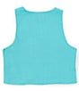 Color:Aqua - Image 2 - Big Girls 7-16 Sleeveless Linen Vest