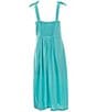 Color:Aqua - Image 2 - Big Girls 7-16 Sleeveless Tie Strap Dress