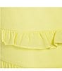 Color:Yellow - Image 3 - Social Big Girls 7-16 Tiered Ruffle Dress