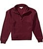 GB Big Girls Essential Quarter Zip Long Sleeve Pullover - Image 1