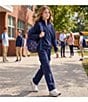 GB Big Girls Essential Quarter Zip Long Sleeve Pullover - Image 4