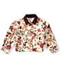 GB Big Girls Floral Denim Jacket - Image 1