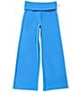 GB Big Girls Foldover Wide Leg Knit Pants - Image 1