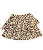 GB Big Girls Tiered Sequin Mini Skirt, Color:Gold - Image 2