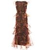 GB Big Girls V-Neck Tiered Maxi Dress - Image 2