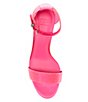 Color:Inferno Pink - Image 5 - Bling-Out Rhinestone Embellished Family Matching Ankle Strap Block Heel Sandals