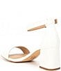 Color:White - Image 3 - Block-Party Leather Ankle Strap Sandals