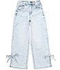 GB Big Girls Bow Denim Jeans - Image 1