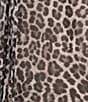 GB Bow Detail Mesh Tie Back Leopard Midi Dress, Color:Leopard - Image 3