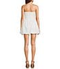 GB Square Neck Sleeveless Bubble Mini Dress, Color:White - Image 2