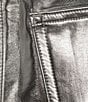 Color:Silver - Image 4 - Metallic Pants