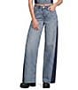 GB Colorblock Wide Leg Coordinating Jeans - Image 1
