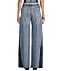 GB Colorblock Wide Leg Coordinating Jeans - Image 2