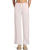 GB Coordinating Wide Leg Drawstring Sweatpants, Color:Pale Pink - Image 1
