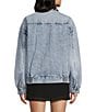 GB Cow Trim Zip Front Denim Jacket - Image 2