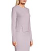 GB Cozy Midi Skirt For Coordinating Set, Color:Lilac - Image 5