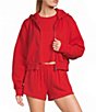 GB Cropped Zip Front Coordinating Hoodie - Image 6