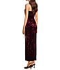 GB Crushed Velvet Strapless Dress - Image 4