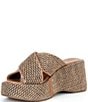 GB Day-Off Raffia Cross Banded Platform Sandals - Image 4