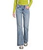 GB Denim Low Rise Vintage Wash Bootcut Jeans - Image 1