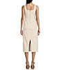 GB Seamed Midi Denim Dress, Color:Scour - Image 2