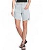 GB Distressed Denim Bermuda Shorts - Image 1