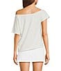GB Dolly Parton Rose Off Shoulder Graphic Tee - Image 2