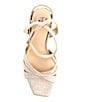 Color:Sand Gold - Image 5 - Dream-Land Rhinestone Heel Charm Dress Sandals