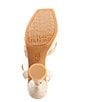 Color:Sand Gold - Image 6 - Dream-Land Rhinestone Heel Charm Dress Sandals