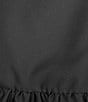 GB Drop Waist Ruffle Hem Mini Skirt, Color:Black - Image 4