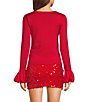 GB Emily Scoop Neck Bubble Sleeve Sweater - Image 6
