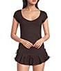 GB Essentials Scoop Neck Tee - Image 1