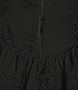 GB Eyelet Mini Dress, Color:Black - Image 3