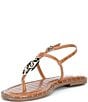 GB First-Light Croc-Embossed T-Strap Flat Sandals - Image 4