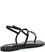 GB First-Light Leather Studded T-Strap Flat Sandals - Image 2