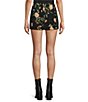GB Floral A-Line Coordinating Mini Skirt - Image 2