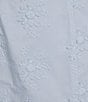 GB Floral Eyelet Midi Dress, Color:Sky Blue - Image 3