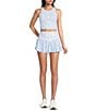 GB Floral Printed Coordinating Mesh Active Skirt - Image 3
